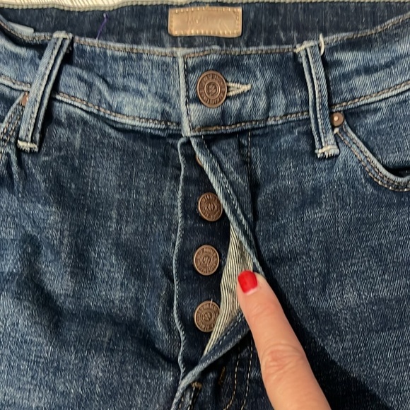 Mother The Stunner Fray Jeans Size 24 - Picture 8 of 12